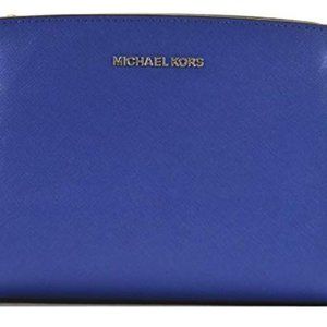 Michael Kors Women's Selma Saffiano Leather Blue